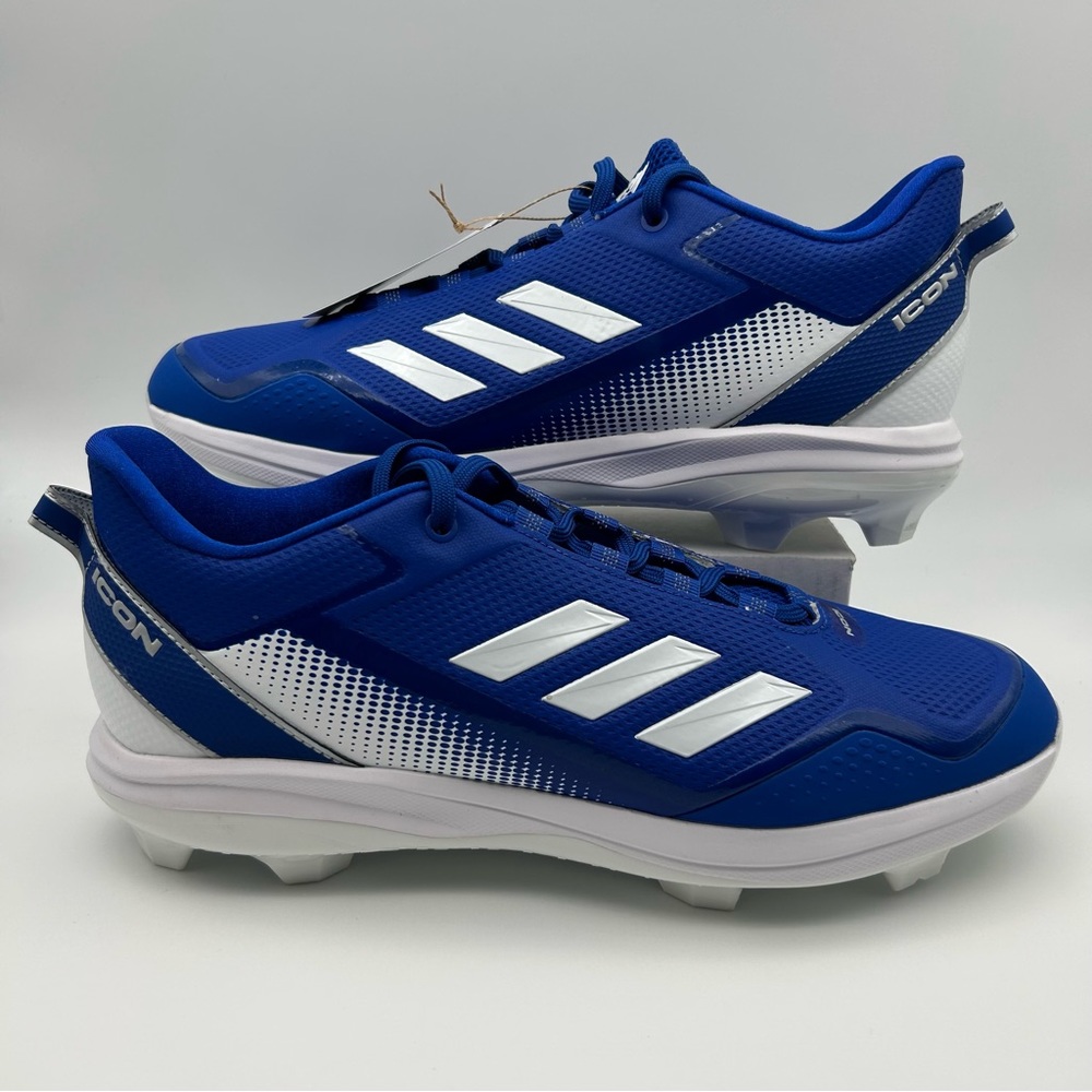 Adidas Icon 7 TPU Royal Blue White Baseball Cleats Men's Size 13 S23878 NWT NWOB